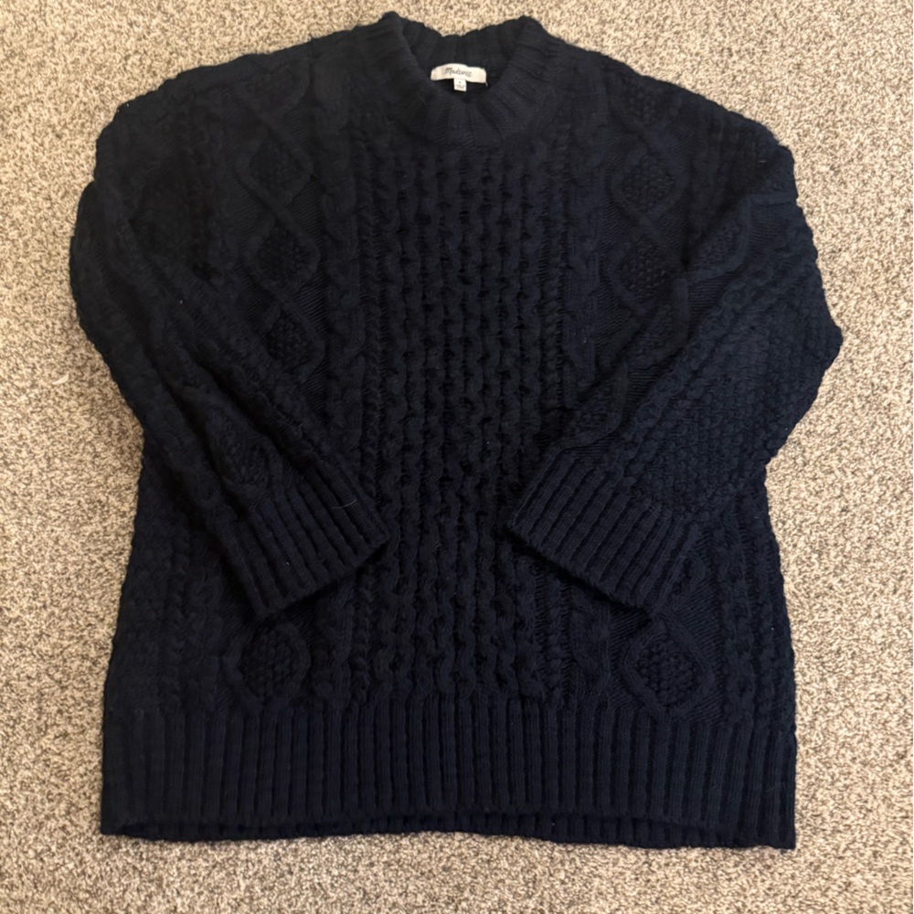 Madewell oversized Navy Sweater